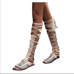Free people “sun seeker” gladiator Sandel- sand